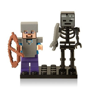 Iron Armored Steve with Skeleton