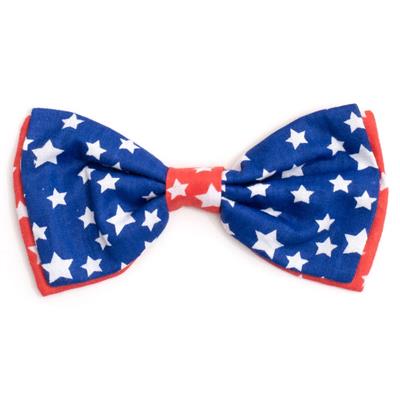 Navy/Red Stars Bow Tie